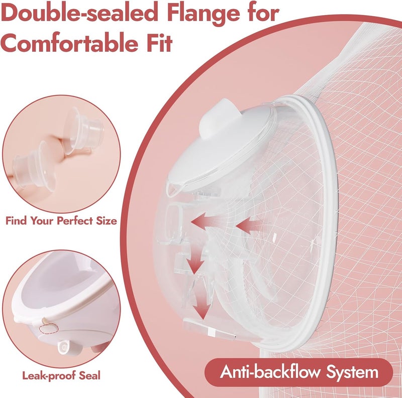 NCVI Collection Cup Accessories for Wearable Breast Pump 8138/8787/8786/8122-3, 5oz Breast Milk Cups Match with 21/24 Silicone Flanges Compatible with medela/momcozy/Spectra, 1 Pack - Image 3
